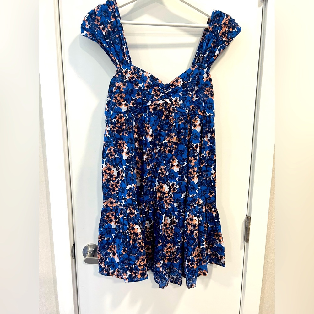 Free people dress floral spring sleeveless BOHO size small